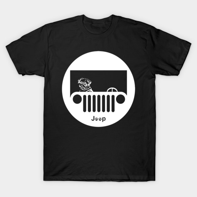 bulldog jeep T-Shirt by dieukieu81